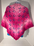 Crochet Butterfly Prayer Shawl (redheart ombré)