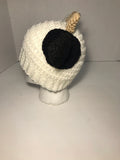 Holstein Cow Beanie Hat w/ Ribbing
