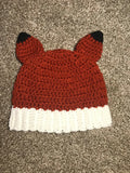 Fox Beanie Hat w/ Ribbing