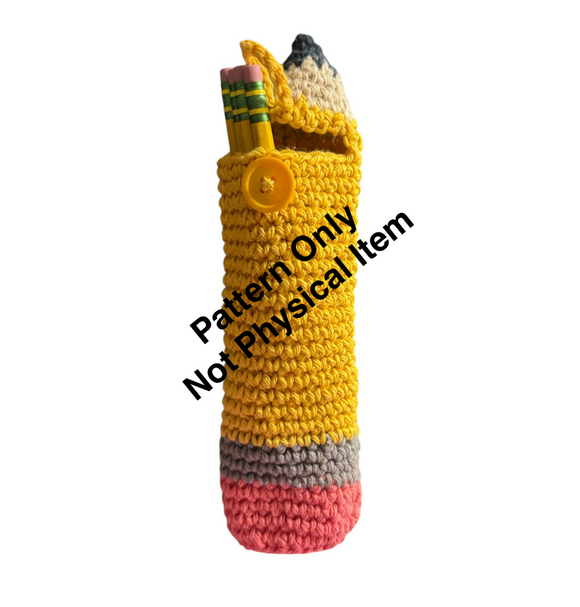 Pencil-Shaped Pencil Case (Pattern Only)