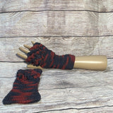 Dragon Scale Fingerless Mitts
