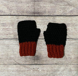 Child Fingerless Gloves (Fox)