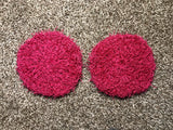 Simple Circular Dish Scrubby (2 pack)