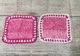 Tunisian Simple Stitch Crochet Multipurpose Cloths (2pack)