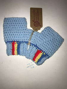 Colorful Pony Child Fingerless Gloves