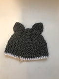 Raccoon Beanie Hat (x-small)