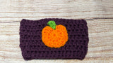 Crochet Cup Sleeve (Pumpkin Appliqué)