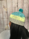 Caribbean Coconut Beanie Hat w/ Pompom (small)