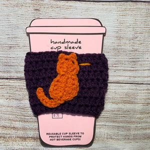 Crochet Cup Sleeve (Cats)