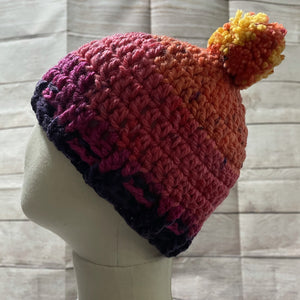 Toddler Beanie Hat w/ Pompom