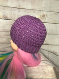 Small Beanie Hat w/ Ribbing (Simple)