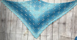 Crochet Butterfly Prayer Shawl (redheart ombré)