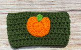 Crochet Cup Sleeve (Pumpkin Appliqué)