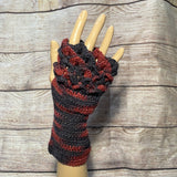 Dragon Scale Fingerless Mitts