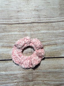Velvet Crochet Scrunchy