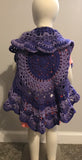 Mandala Vest 4T/5T (Shades of Purple)