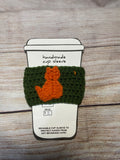 Crochet Cup Sleeve (Cats)