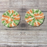Simple Circular Dish Scrubby (2 pack)
